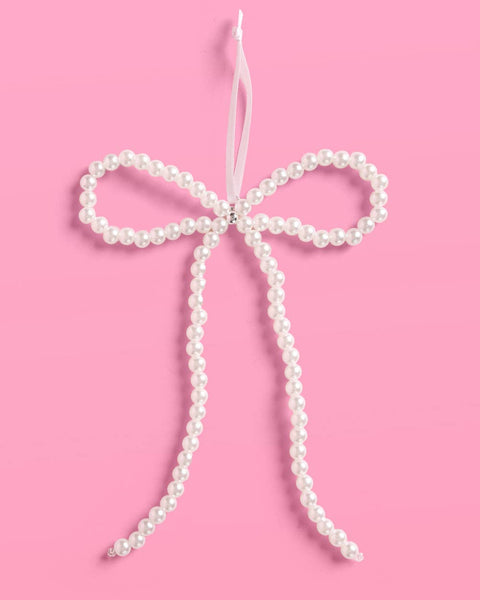 Pearl Bow Ornament