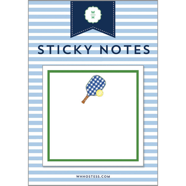 Preppy Pickleball Single Sticky Notes