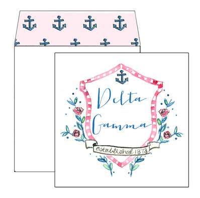 Sorority & Greek MOTIF Greeting Card