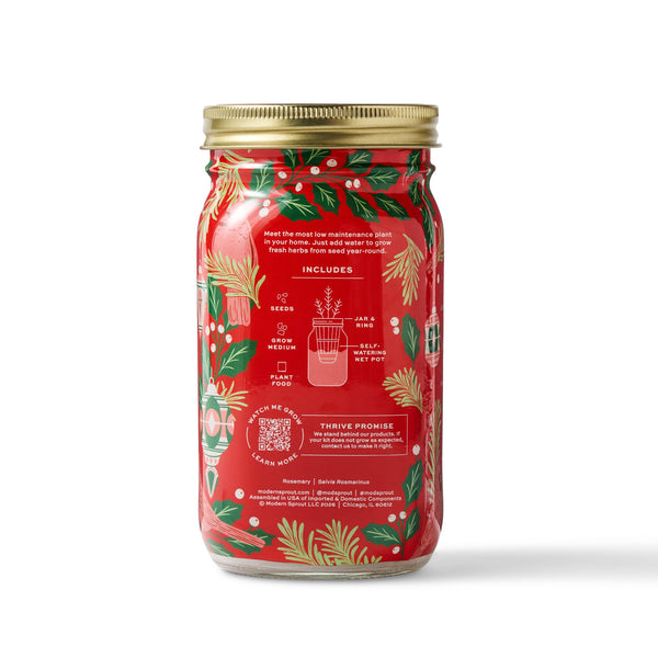 Holiday Herb Garden Jar: Comfort & Joy