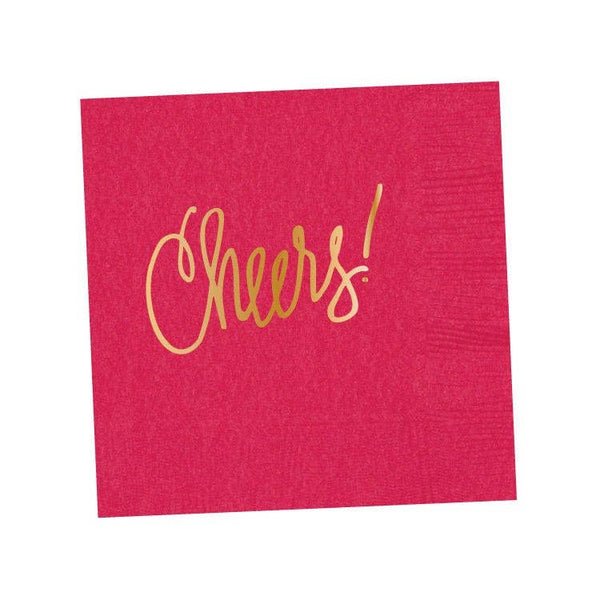 Cheers! | Napkins (18 colors): White