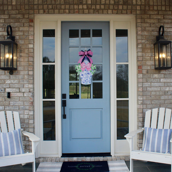 Classic Ginger Jar (Pink)- Door Hanger