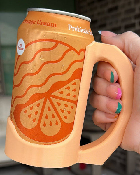 Sipzey Standard Soda Can Handle: Icing Pink