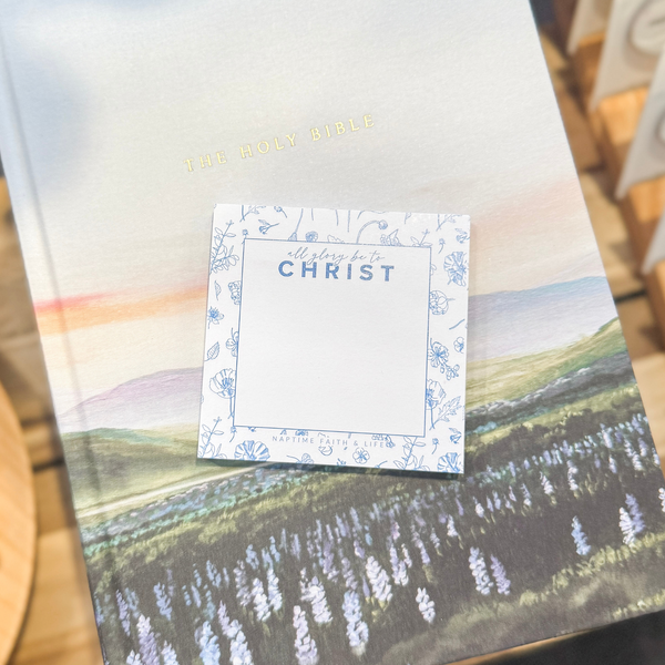 All Glory Be To Christ Bible Study To-Do List Post It-Notes
