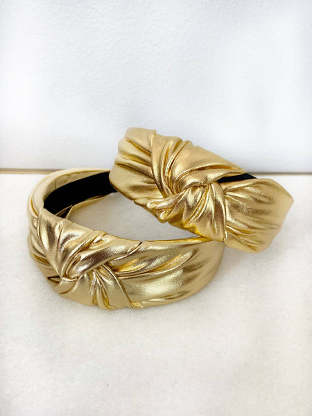 Metallic Gold Headband