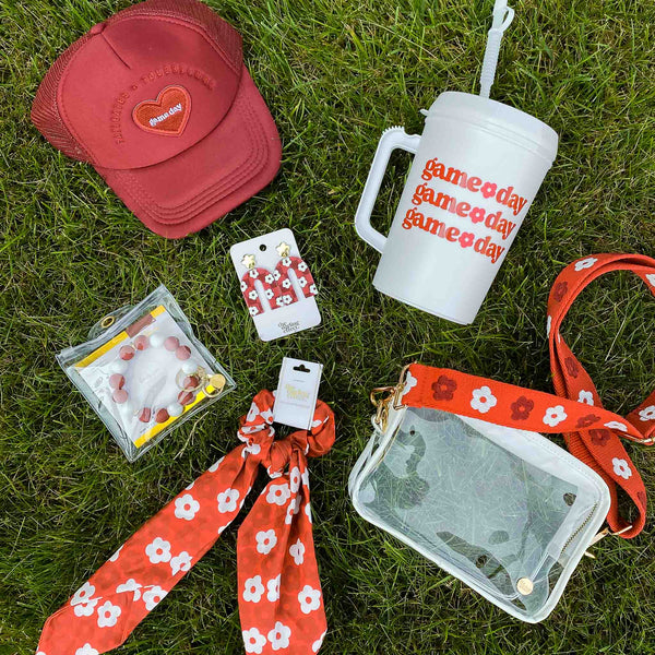Game Day Trucker Hat - Burgundy