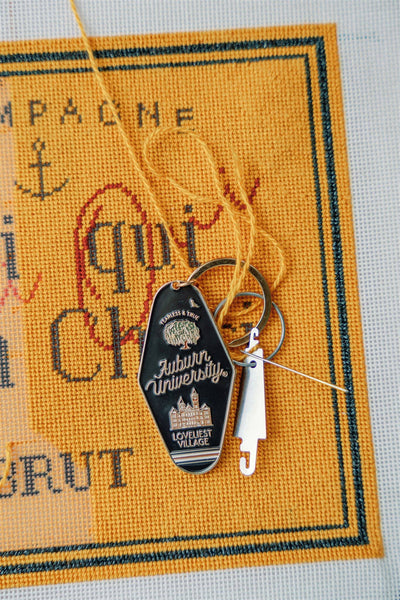 Auburn University Enamel Keychain, Collegiate
