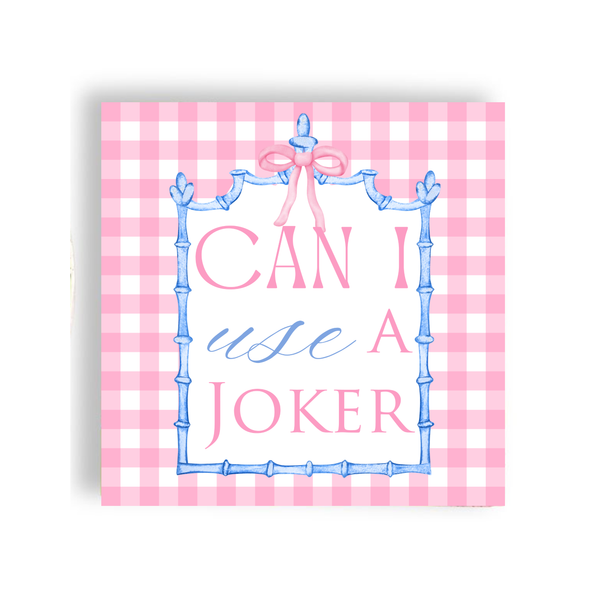 Mahjong "Can I Use a Joker?" 24ct Cocktail Napkins (3 ply)