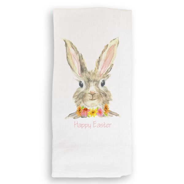 Easter Bunny: White Guest Towel / -