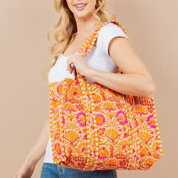 Medium Quilted Tote