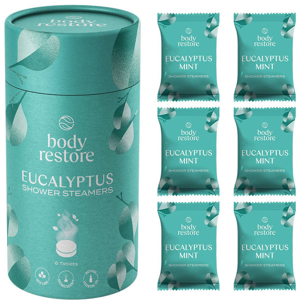 Body Restore Shower Steamer Aromatherapy Tube Pack of 6 : Lavender
