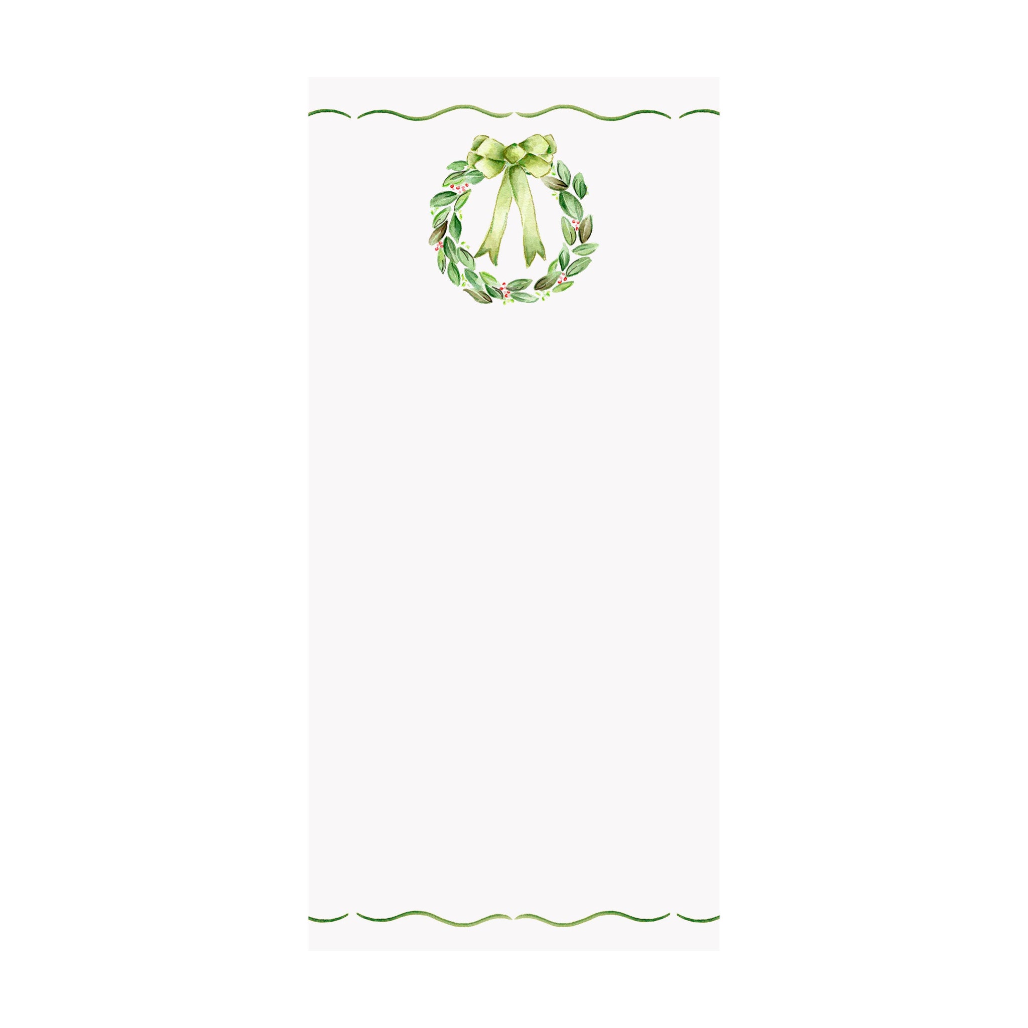 Magnolia Wreath Holiday Notepad
