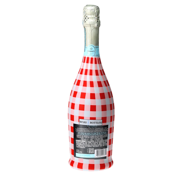Beau Bottles Red and White Gingham - Prosecco Collection