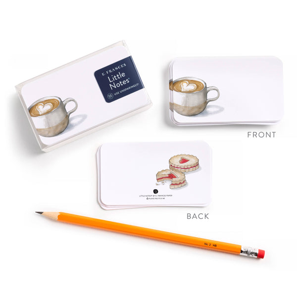 Latte Little Notes® – Mini Notecard Pack, Set of 55