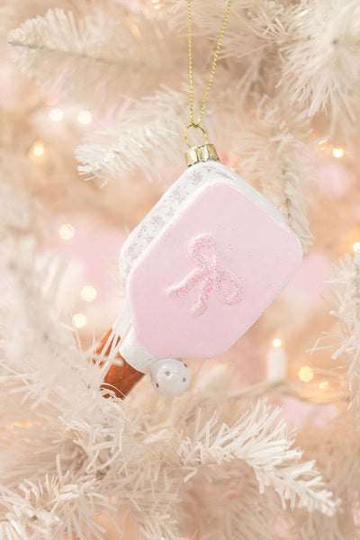 Pretty in Pinkleball - Pickleball Paddle Ornament