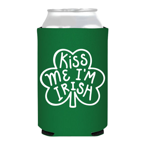 Kiss Me I'm Irish Can Cooler- St Patricks