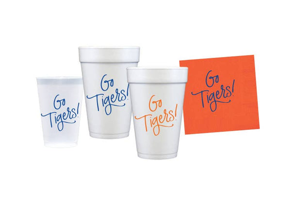 Go Tigers! | Game Day Cups & Napkins (All): NAPKINS (25 napkins per package)