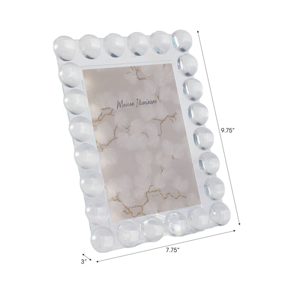 Crystal Bubble Spherical Border Photo Frame - Clear, 5x7 in.
