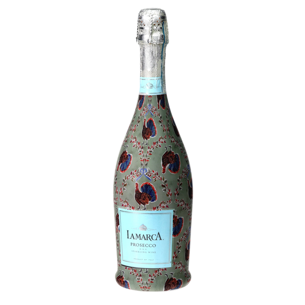 Autumn Turkey Trellis Prosecco Bottle Wrap