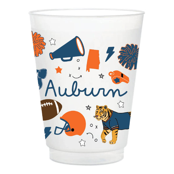 Auburn, AL Football Game Day 16oz Stadium Cups