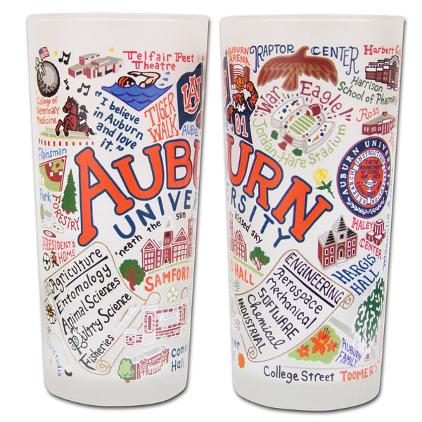 Auburn University Collegiate Drinking Glass