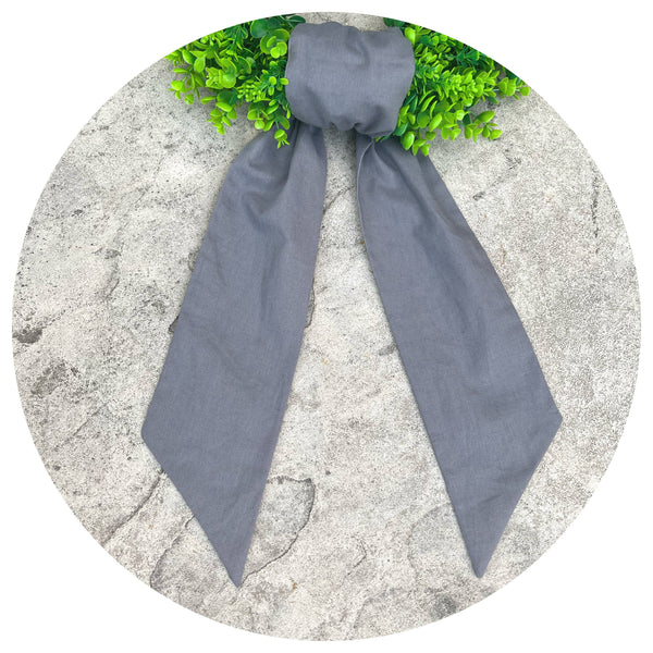 Light Blue Linen Blend Sash Colors 44 inch