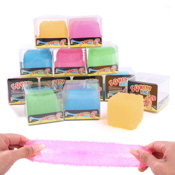 Squishy Squeeze Textured Cube