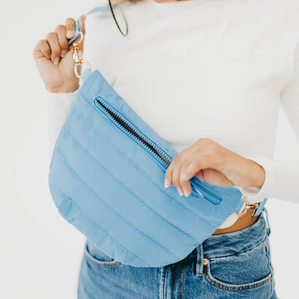 Jolie Puffer Belt Bag Leopard