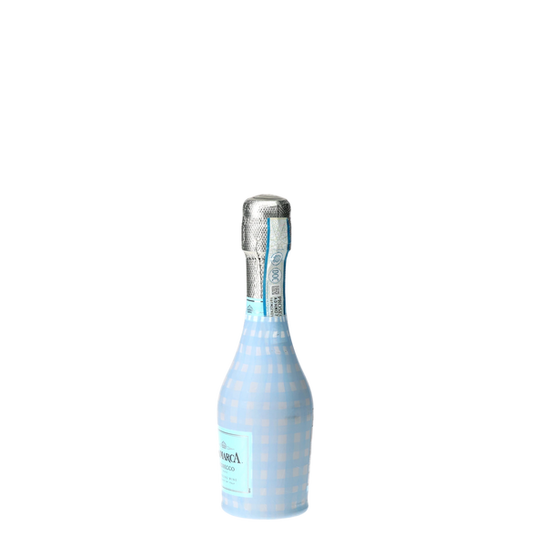 Beau Bottles Powder Blue Picnic Gingham - MINI Prosecco Collection - Set of 6 (Wraps Only)