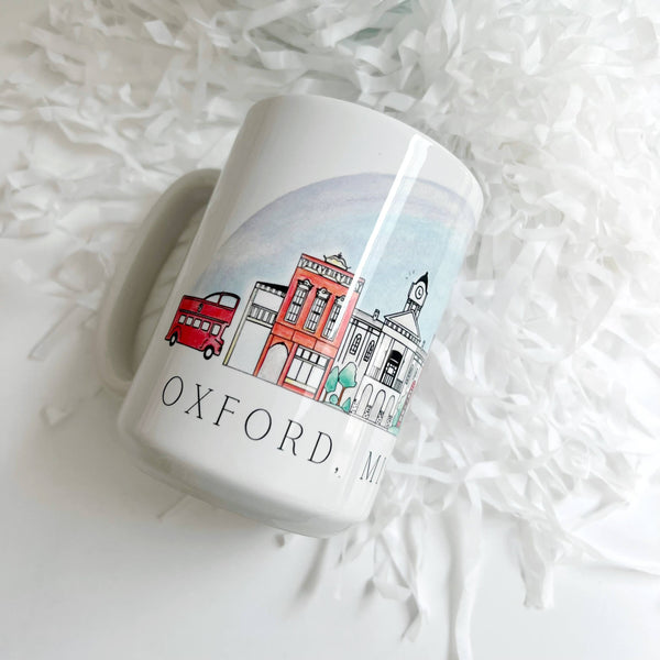 Oxford, Mississippi Mugs: Watercolor