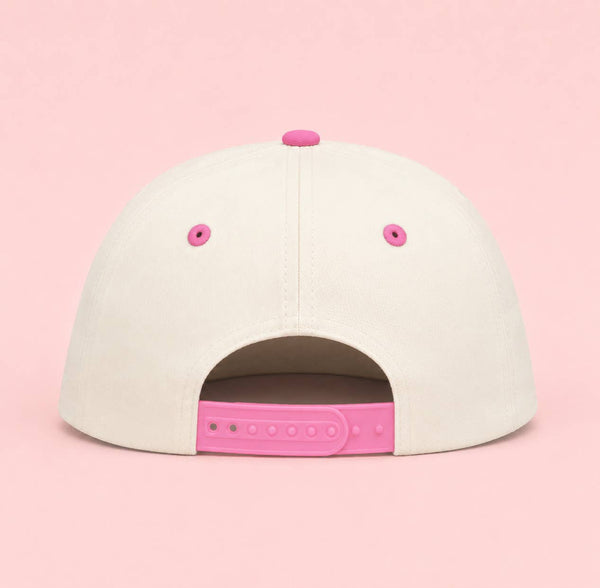 Custom Homewood Embroidered Hat | Blush Rainbow Thistle: Bold Outline / Hot Pink