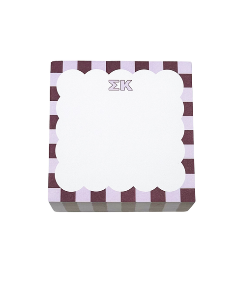 Scallop Sorority Note Cube