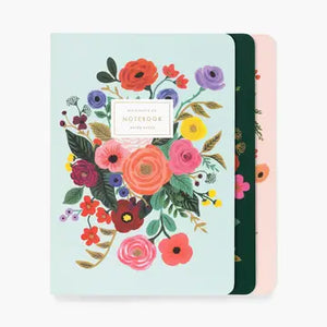 Rifle Paper Garden Party Set of 3 Notebooks
