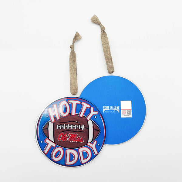 Ole Miss Acrylic Ornament Hotty Toddy Mississippi