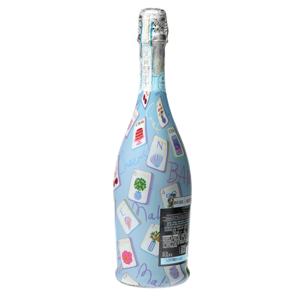Beau Bottles Pastel Blue Mahjong - Prosecco Collection