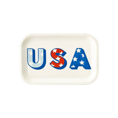 USA Shaped Plates