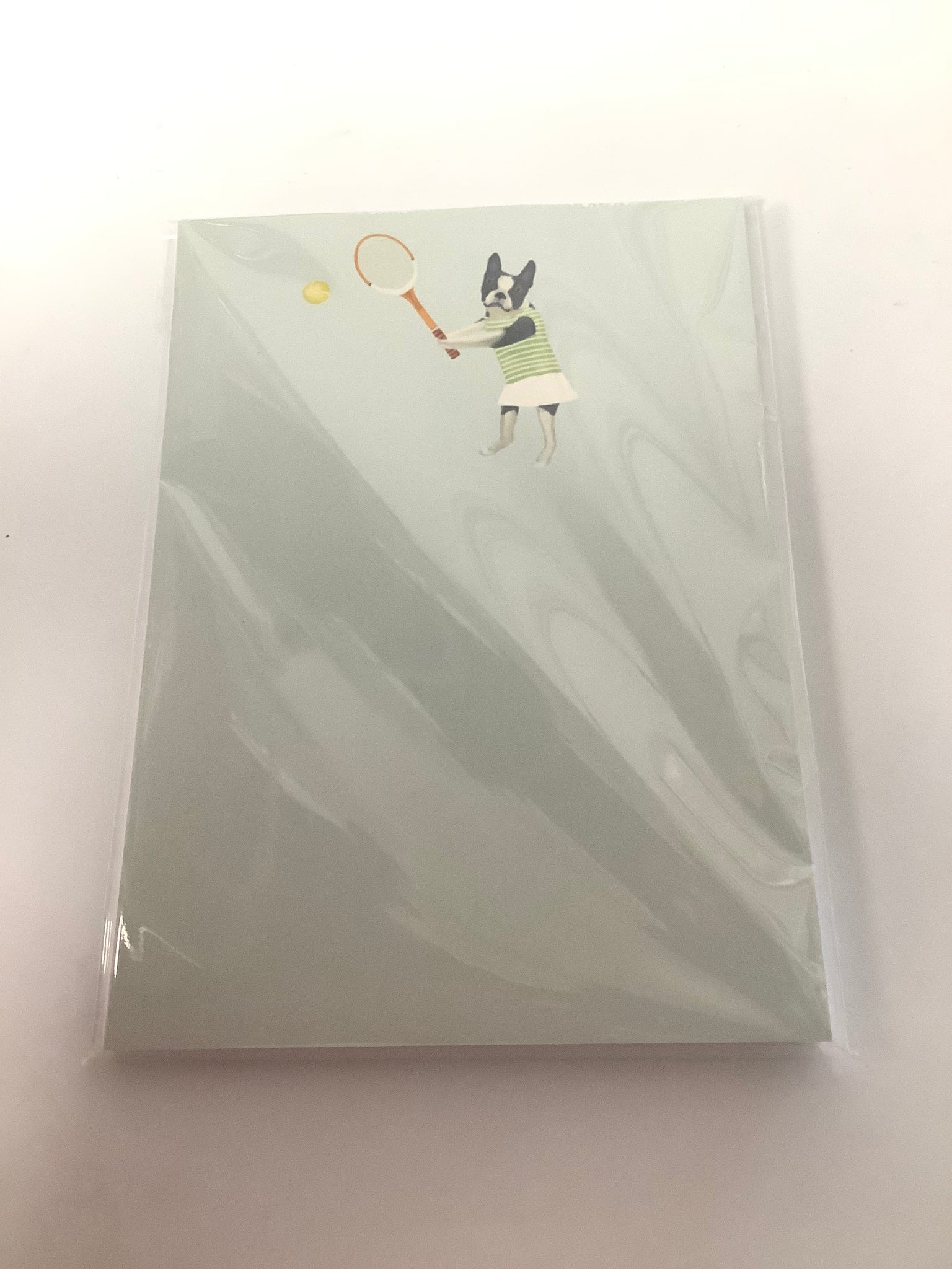 Frenchie Tennis Notepad Karen Marcum