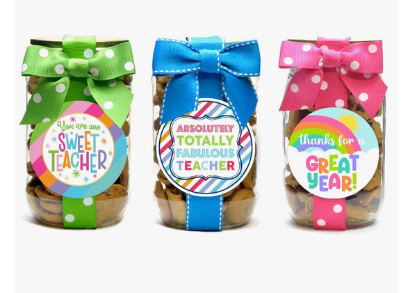 Teacher Gift Pint Size Confetti Cookies