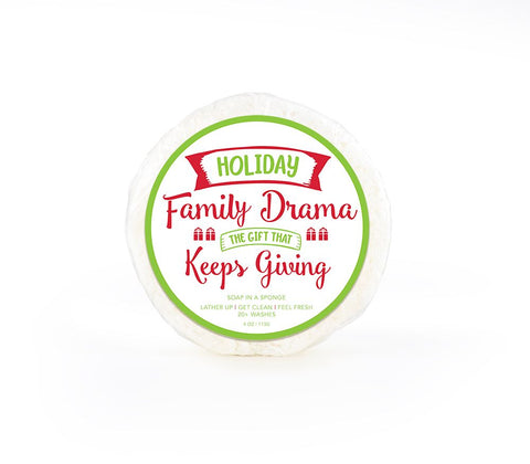 Holiday Family Drama Soap In A Sponge