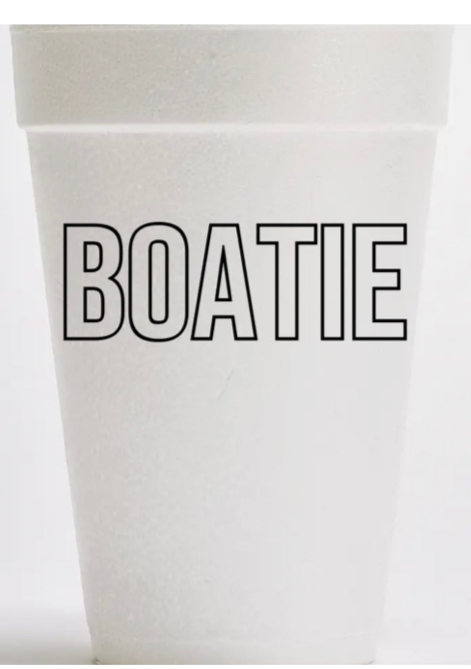 Boatie Styrofoam Cups