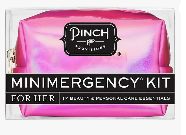 Hot Pink Hologram Minimergency Kit for Her