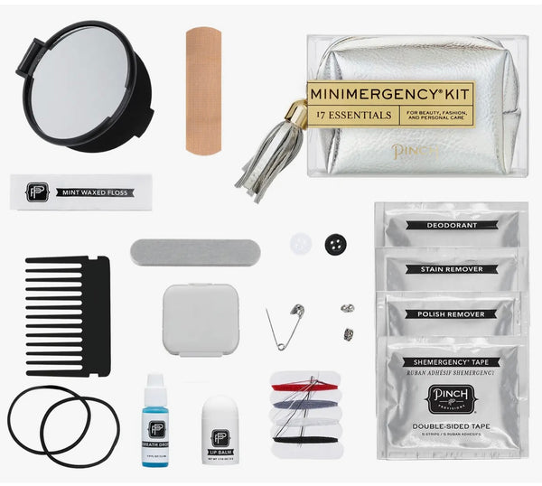 Silver Metallic Minimergency Kit