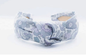 Maddie and Me Dusty Blue/Purple Floral Headband