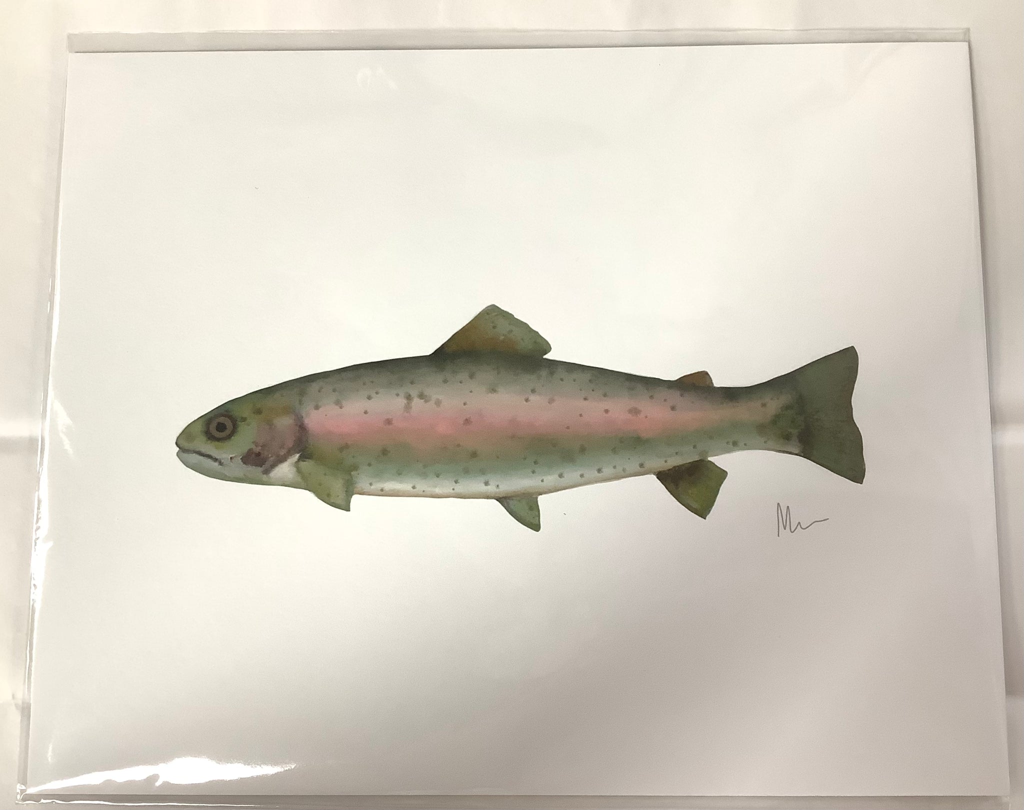 Trout Print 8x10 Karen Marcum