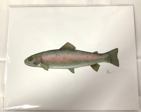Trout Print 8x10 Karen Marcum