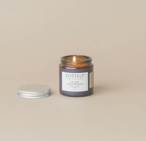 Votivo 2.8 oz. Aromatic Jar Candle-Clean Crisp White