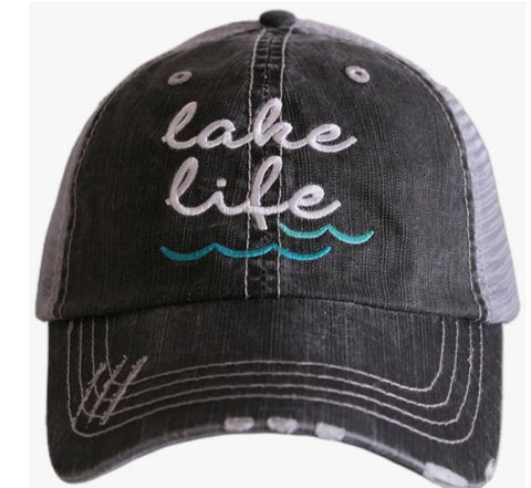 Lake Life Waves Trucker Hat