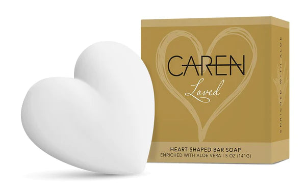 Caren Loved Heart Shaped Bar Soap - 5 oz