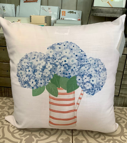 Karen Marcum Hydrangea Vase Pillow