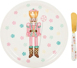 Pink Nutcracker Platter and Spreader